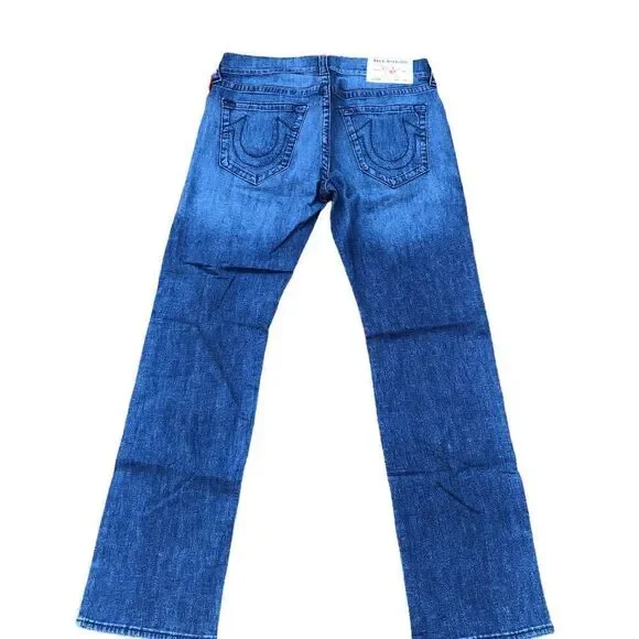 Brand New True Religion Jeans Size 32 RICKY RELAXED STRAIGHT Blue - Picture 9 of 9